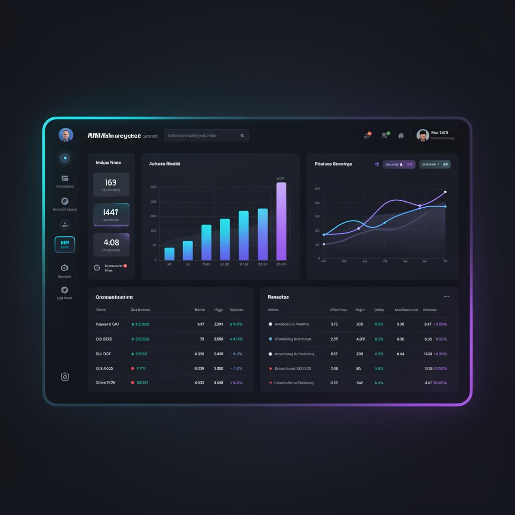 Analytics Dashboard template preview