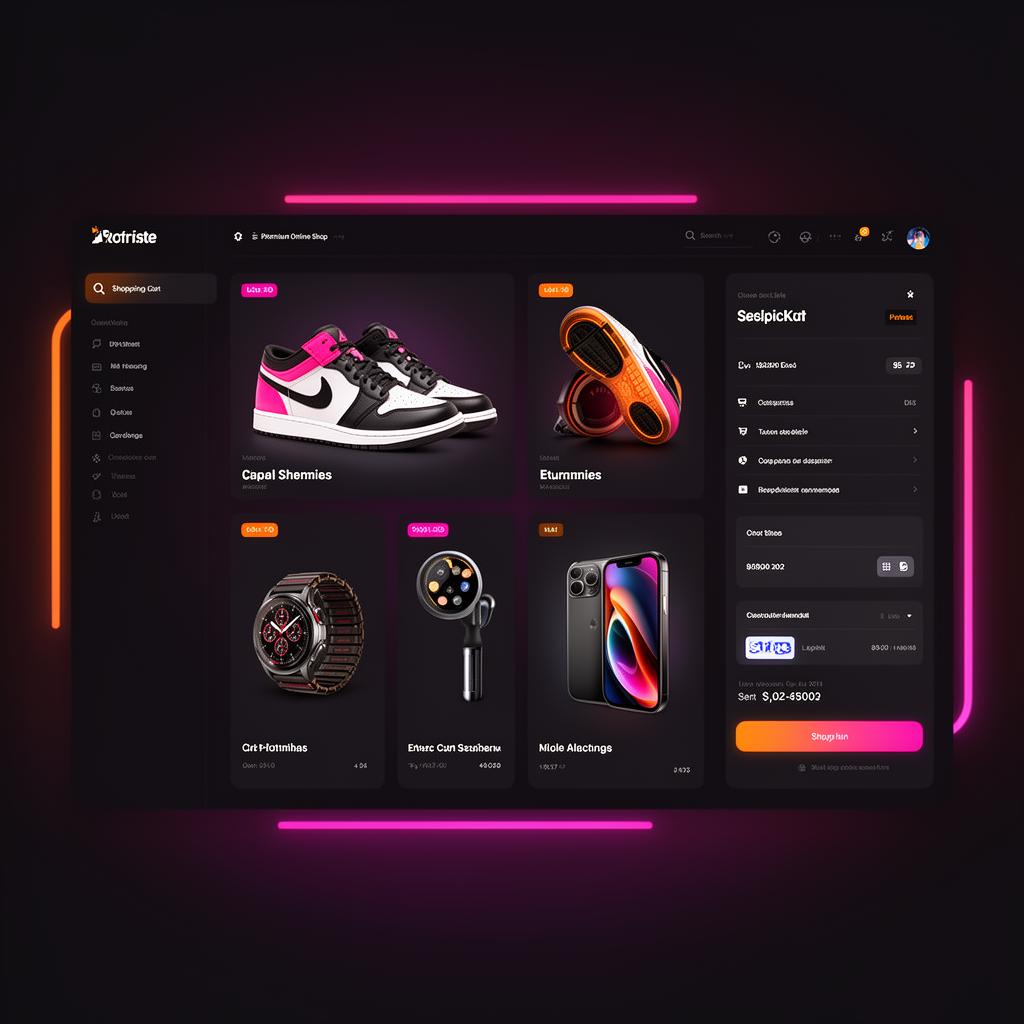 E-commerce Store template preview