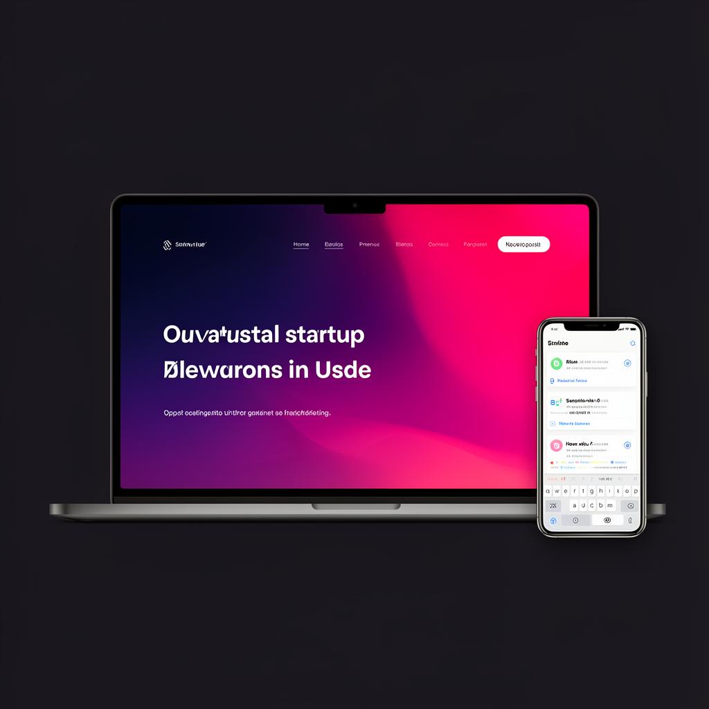 Marketing Website template preview
